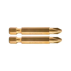 Bit készlet S2 titanium bevonattal PH3x50mm 1/4″ 2 részes