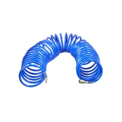 Spiráltömlő csatlakozókkal PU 8x12mm 10m