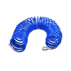 Spiráltömlő csatlakozókkal PU 6,5x10mm 5m